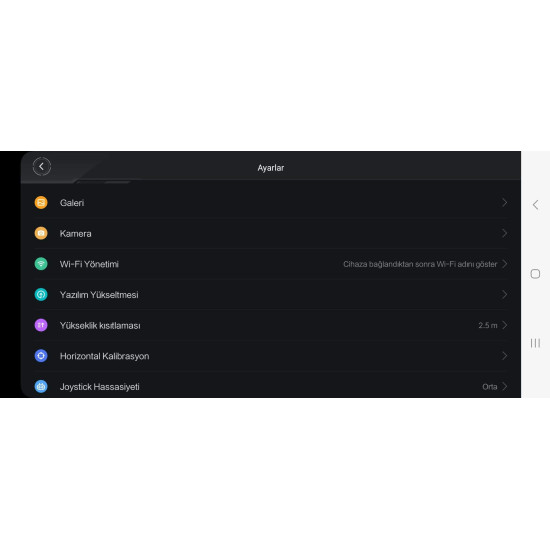 Xiaomi Mi Drone Mini Türkçe Android Uygulaması